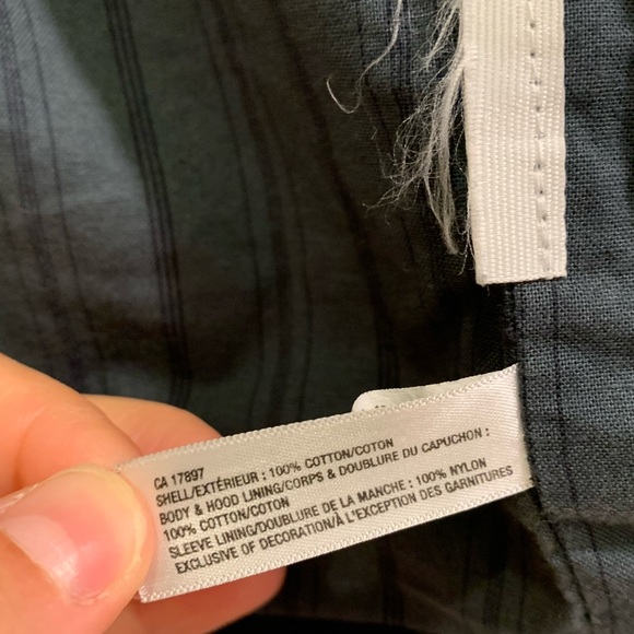 Gap cotton canvas hooded kids jacket - Picture 3 of 6